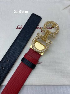 Ferragamo 25mm metal Gancio double buckle, women's double-sided cowhide leather, Ferragamo 25mm metal Gancio double buckle, women's double-sided cowhide leather,