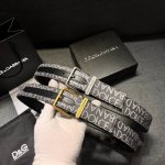 Special, Dg, Width 3.5Cm Dolce&Gabbana New Calfskin Belt, A Smart And Modern Acc