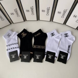 Special packaging Chanel's new classic short and medium-length stacked socks! Fi