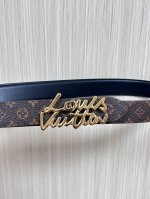 New for the season, this belt is crafted from luxurious calfskin and Monogram ca