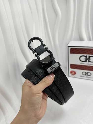 Product Name: Ferragamo Original Single Material: Original Single Cowhide Belt 1