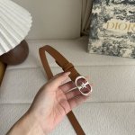 Dior new belt, made of fine top-grain leather, soft to the touch, comfortable an