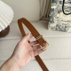 Dior's new belt is crafted from smooth cowhide leather and other materials, ador