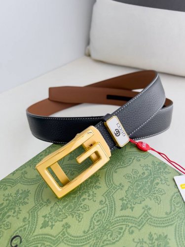 Product Name: Gucci.Gu...Cci Automatic Belt, Leather Belt. Model: Automatic Buck
