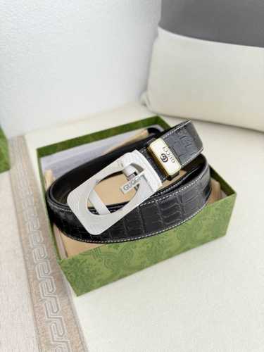 Product Name: Gucci.Gu...Cci Automatic Belt, Leather Belt Model: Automatic Buckl