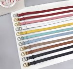 2.0 Cm Warren Belt, Double-Sided Top-Grain Cowhide Leather, Length: .75, .80, .8
