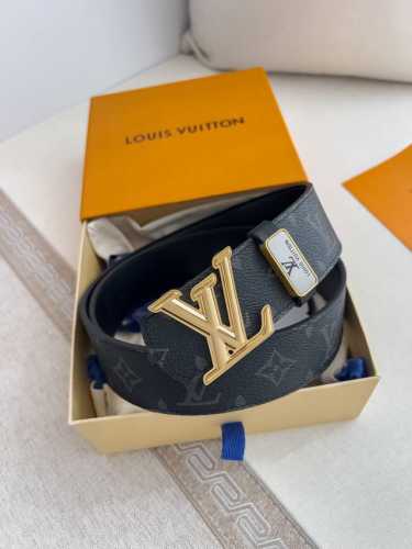 Product Name: Lv..Louis..Vuitton Belt Original Model: Buckle, Classic Pure Steel