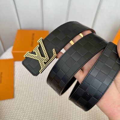 Original packaging L0Uis Vuitt0N This season's new men's belt, 40mm wide, made