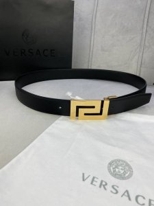 Width 3.5Cm Versace This soft palm-print original leather sole and belt with a g