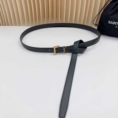 cm Saint Laurent New Belt Double-Sided Top Layer Cowhide Leather Length. 75.8