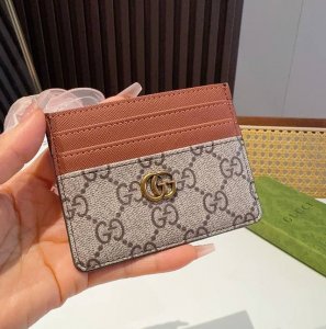 Gucci card holder coin purse multiple card slots official website synchronized