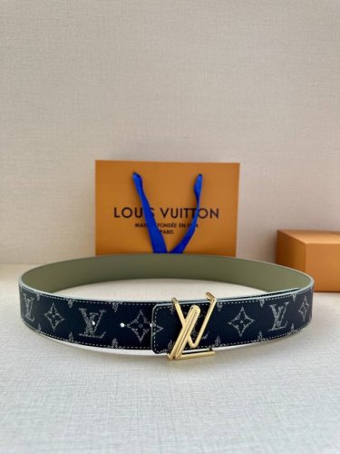 4.0 Width: The New Lv Initiales Double-Sided Belt From The 2025 Spring/Summer Co