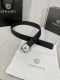 Width 4.0Cm Versace Uses Imported Vientiane Leather. This Flat Belt Is Equipped