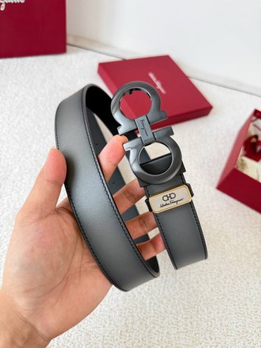 Product Name: Ferragamo Belt, Original Single Belt Model: Hook, Classic Buckle M