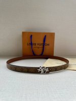 2.0 Wide This Lv Iconic Double-Sided Belt Welcomes The New Season With A Slim Cu