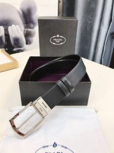Prada. Due To The Different Shades Of Color On Both Sides, This 3.4 Cm Wide Reve