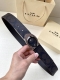 Width 3.8Cm Coach's reversible belt features signature canvas on one side and re