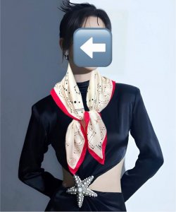 The new Chanel 2025 Constellation Square Scarf features silk twill with exquisi