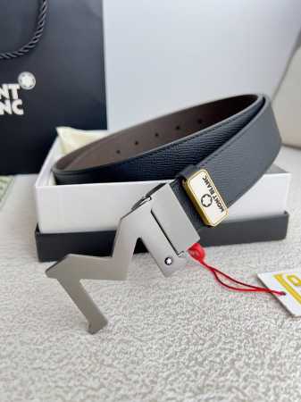 Product Name: Montblanc. Montblanc Original Belt. Model: Buckle, New Classic Pre - Click Image to Close