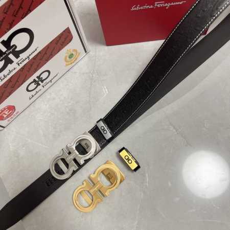 Product name: Ferragamo automatic beltMaterial: original cowhide belt, 100% firs - Click Image to Close