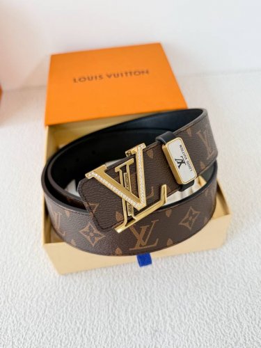 Product Name: Lv..Louis..Vuitton Belt Original Model: Buckle, Classic Pure Steel