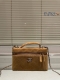 Chanel 25C lunch box Loropiana 19 lunch box original suede 19Cm with box DDD
