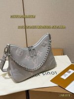 High-end version with box Size: 29*16Cm L's taro purple croissant It is gray und