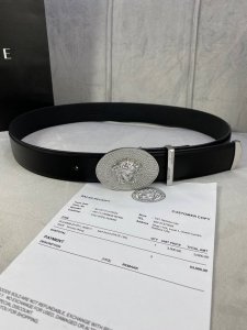 Width 4.0 Cm Versace This Belt Is Made From Soft Cowhide Leather In Italy, Featu