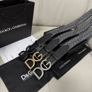 Dg, width 4.0Cm Dolce&Gabbana's new calfskin belt is full of capable attitude. T