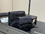 with folding box Prada nylon messenger bag is so handsome