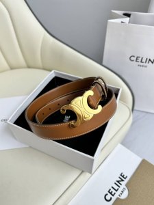 Celine Women's Original New Style Width: 2.5 Cm Premium Arc De Triomphe Copper B