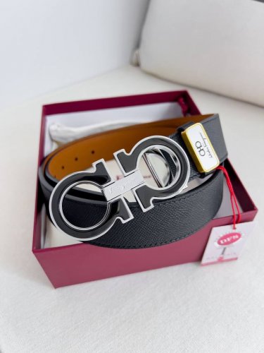 Product Name: Ferragamo Belt, Original Single Model: Hanging Buckle, Pure Copper