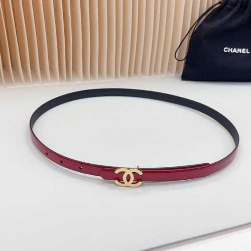 1.5Cm Chanel official website new model, double-sided top layer cowhide leather,