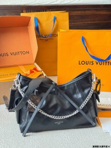 Top-grade, original, first-grain leather Lv Carryall Cargo Soft lambskin leathe