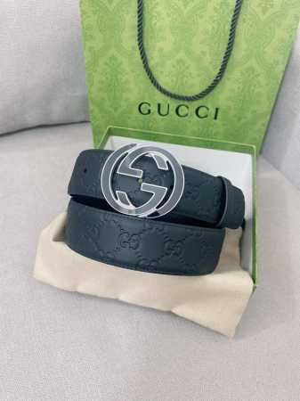Special Gucci Top-Grade Authentic Men's Belt, 2025 Early Spring Collection Reint - Click Image to Close