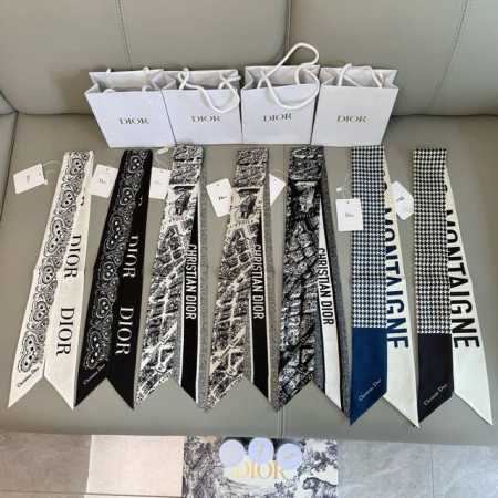 Inspired by the iconic Dior boutique address, this Dior headband scarf features - Click Image to Close