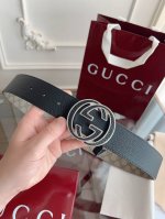 Gucci.GucciFull set of packaging, beautiful Gucci double G buckle men's new belt