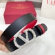 3.0Cm Valentino Belt Double-Sided Top Layer Leather Length.75.80.85.9095.100.