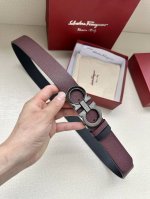 Ferragamo Size: 34mm Premium boutique buckle, vacuum electroplating, exquisite