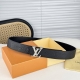 The Lv Dimension 4.0 belt introduces a classic style into a new size design. The