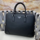 Prada - Prada's latest men's briefcase is made of calfskin leather, which is sof