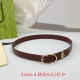Special 3.0Cm Gucci Belt, Double-Sided Top-Grain Leather, Length: 75.80.85.90.95
