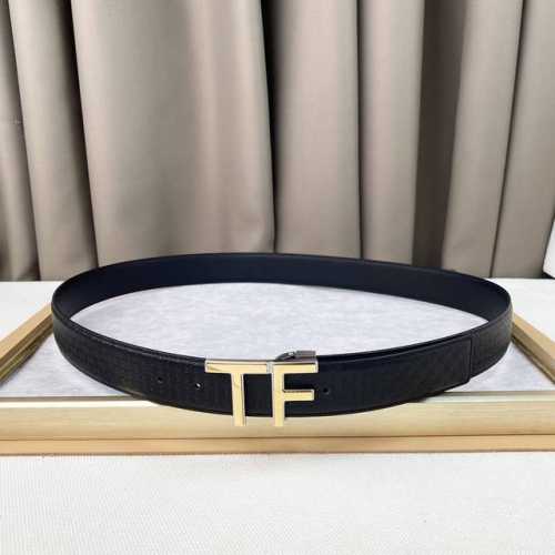 Men's Tf Tony Ford Leather. Soft And Delicate, Versatile And Elegant, Width 3.5