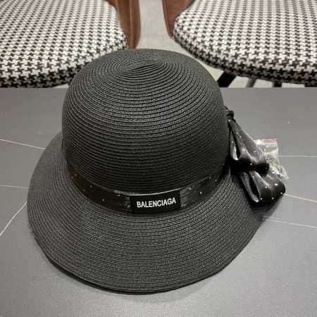 balenciaga Balenciaga French European Style Small Brim Hat For Women With Bow - Click Image to Close