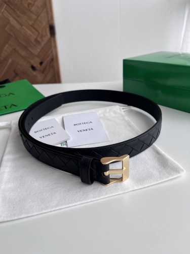 -Bv 2025 new women's braided belt, pure handmade Intreccio large grid braided do