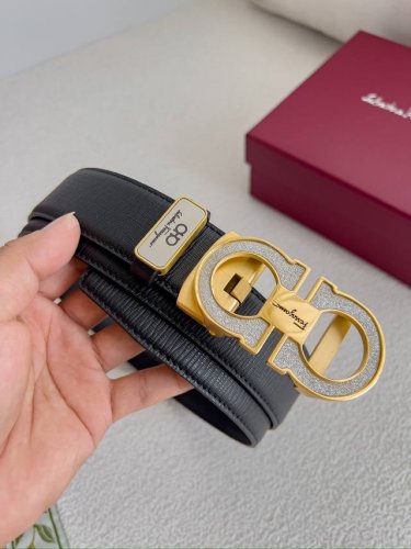 Product Name: Ferrgamo..Ferragamo Automatic Belt, Leather Belt Model: Automatic