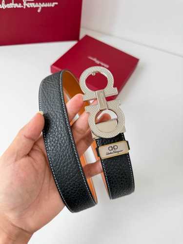 Product Name: Ferragamo Belt, Original Single Belt Model: Hook, Classic Buckle M