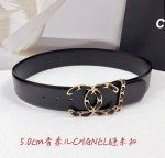 5.0Cm Chanel belt, double-sided top layer cowhide leather, length: 75.80.85.90.9
