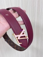 Flowergram Reversible Belt: This belt combines Monogram canvas and Monogram embo