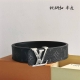 Synchronized Lv Louis Men's Width 4.0 Cm Simple And Generous Boutique Hardware D